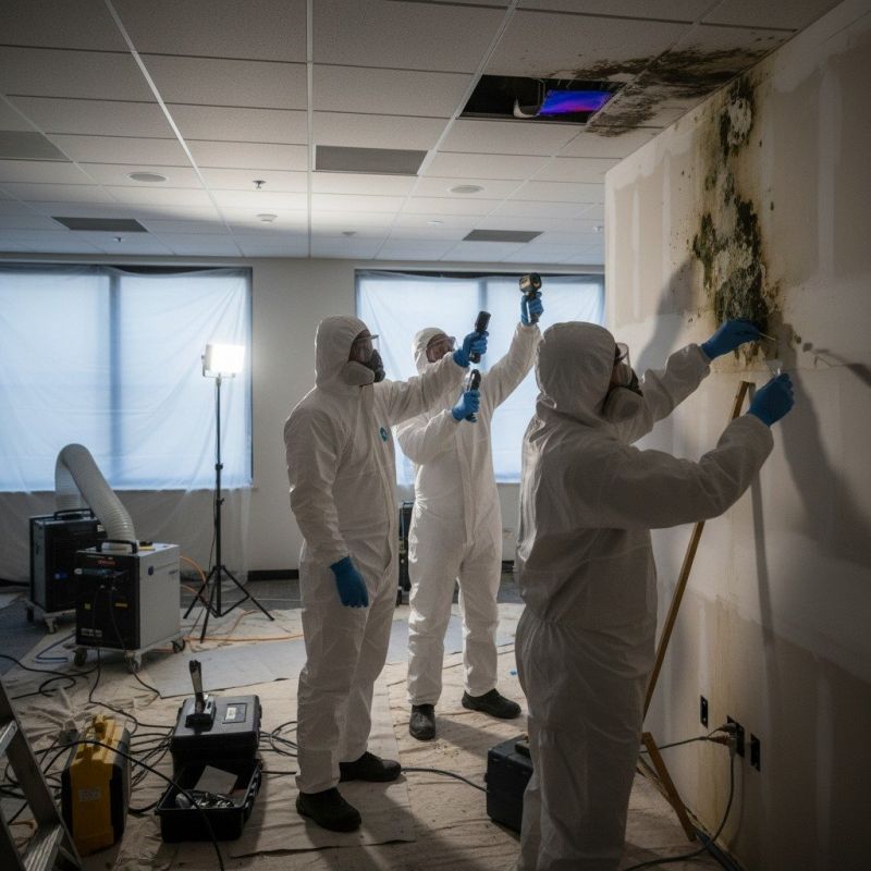 Local Black Mold Removal pros at work